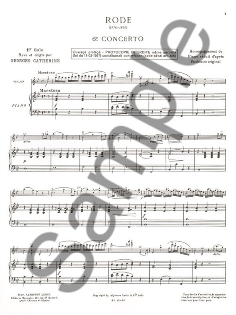 Premiers Solos Concertos